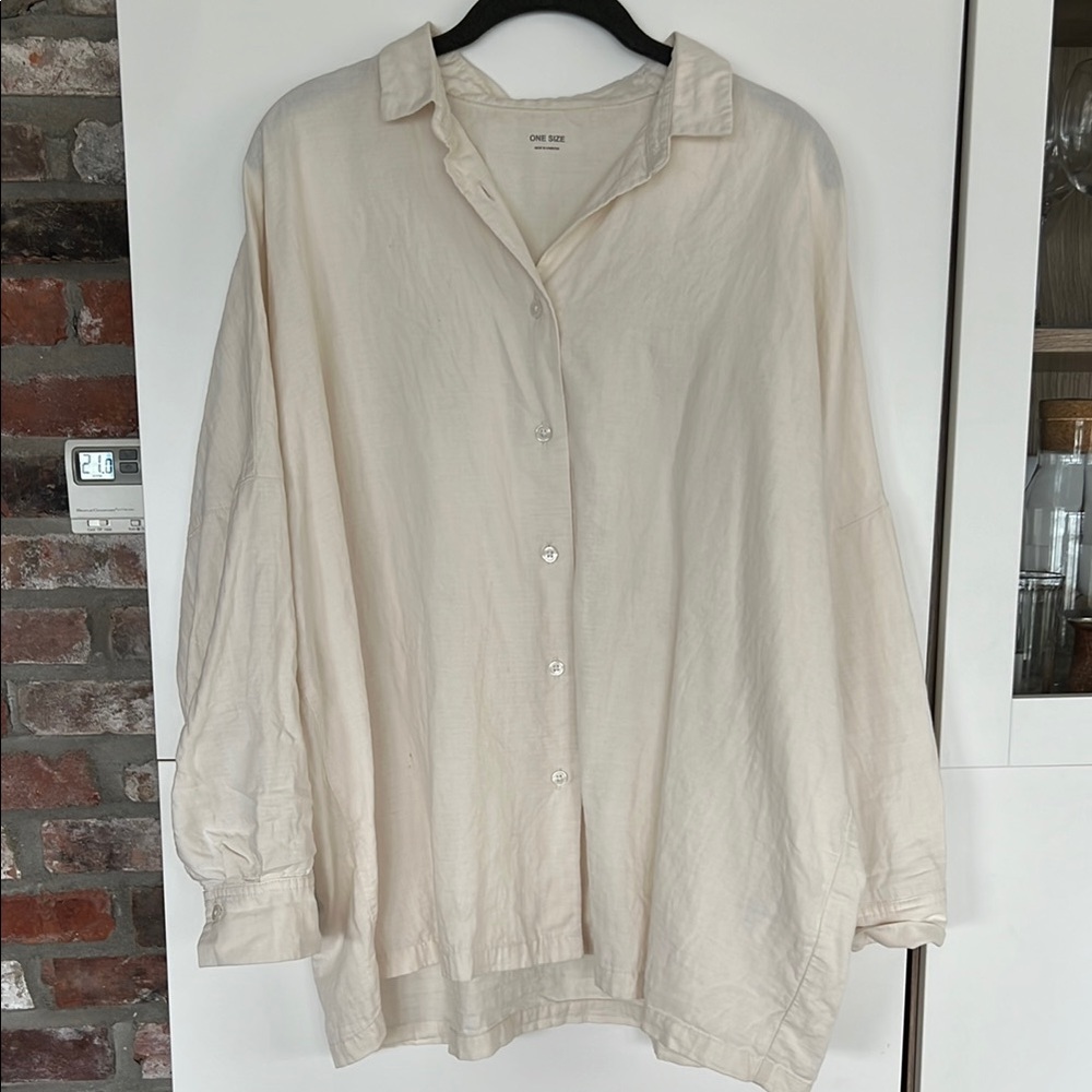 Muji Oversized cotton shirt